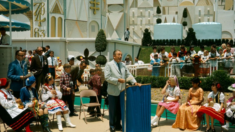 This is a picture with Walt Disney